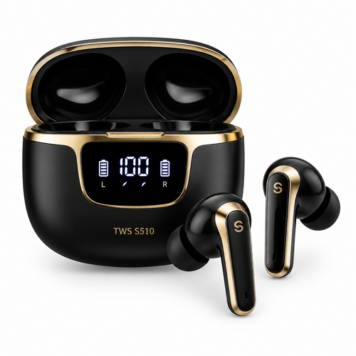 Écouteurs Sans Fil TWS S510 avec Boîtier de Recharge